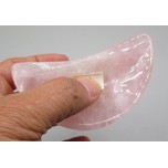 Bowl - Moon Shape about (90 x 45 mm) Rose Quartz Bowl